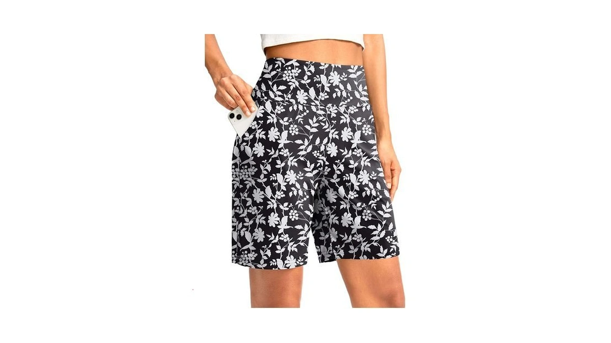 G Gradual Women's Bermuda Long Shorts With Pockets 7" High