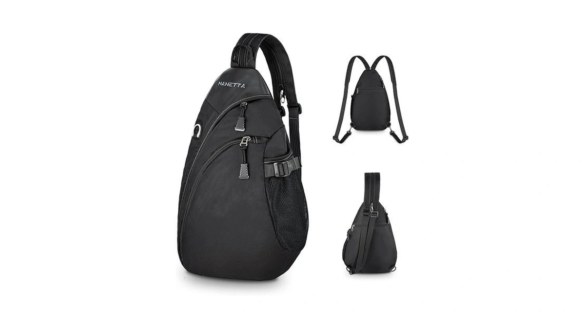 Manetta Tactical Sling Backpack For Men- Large Army One Shoulder