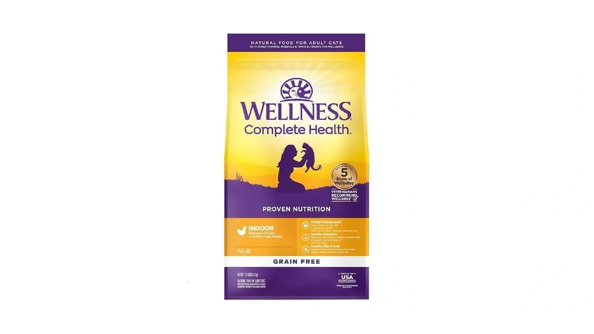 Wellness Complete Health Adult Dry Cat Food For Indoor Cats,