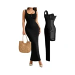 Popilush Shapewear Tank Dress Summer Maxi Dresses For Women Square
