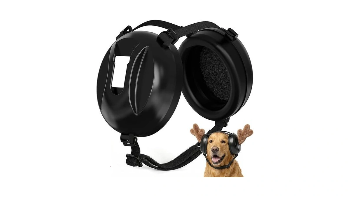 Vagevlife Dog Ear Muffs Noise Protection, Oval Design For Dogs