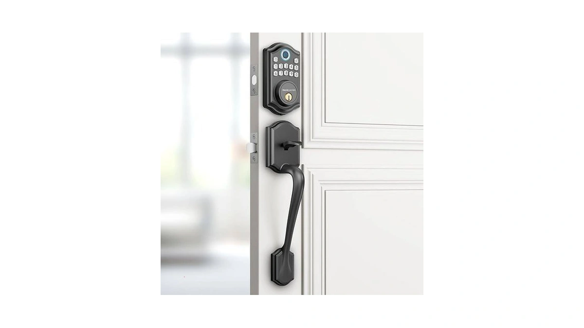 Akagear Ds10 Keyless Entry Door Lock With Handle Set, Fingerprint