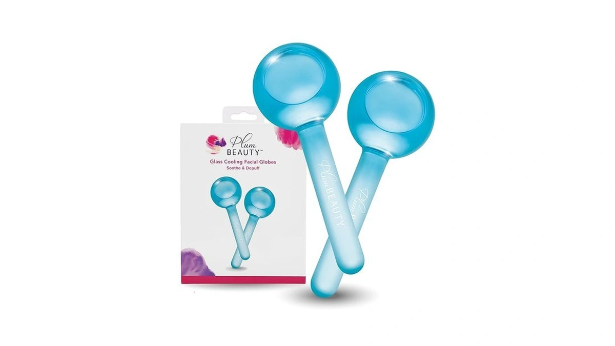 Plum Beauty Facial Cooling Globes - Cool Massage Tools For