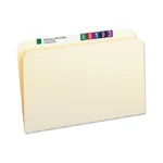 Smead File Folder, Straight-cut Tab (not Undercut), Legal Size, Manila,