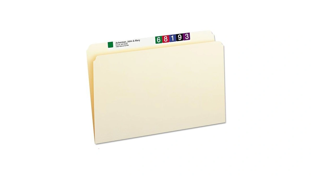 Smead File Folder, Straight-cut Tab (not Undercut), Legal Size, Manila,