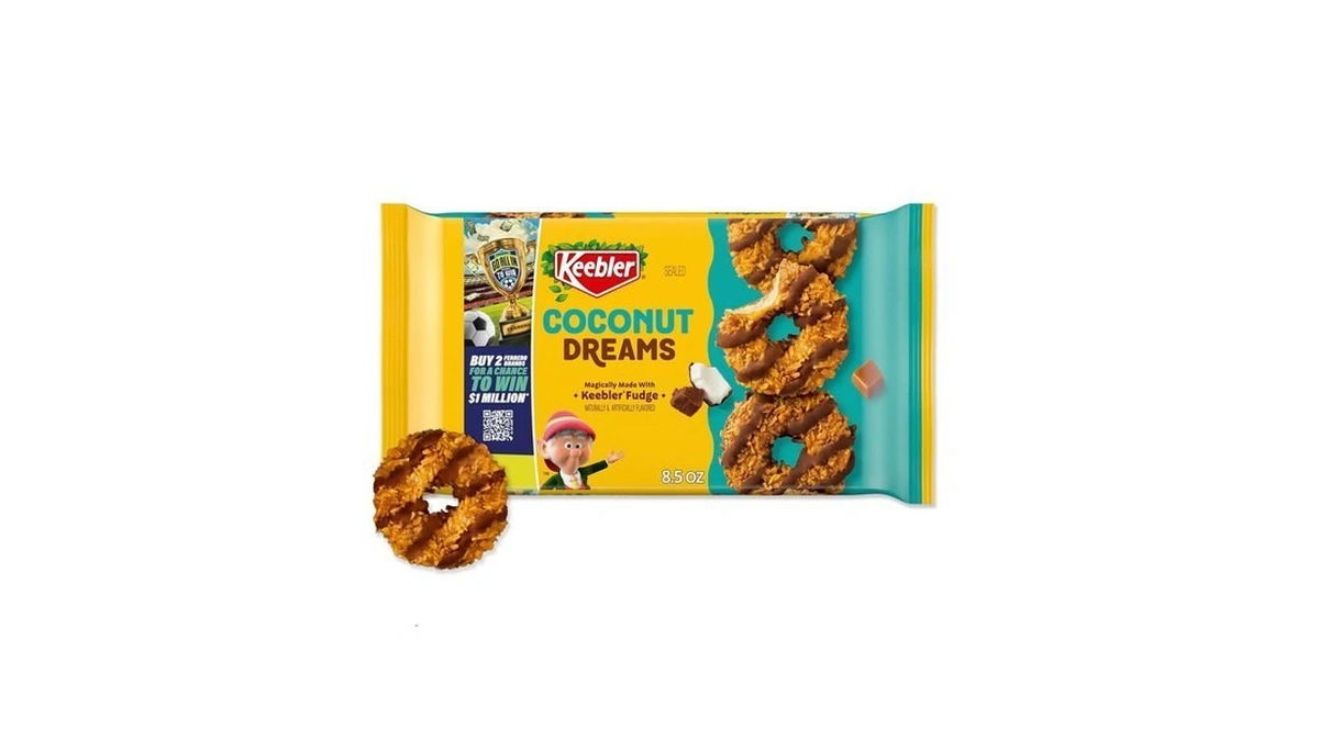 Keebler Fudge Cookies, Coconut Dreams, 8.5oz