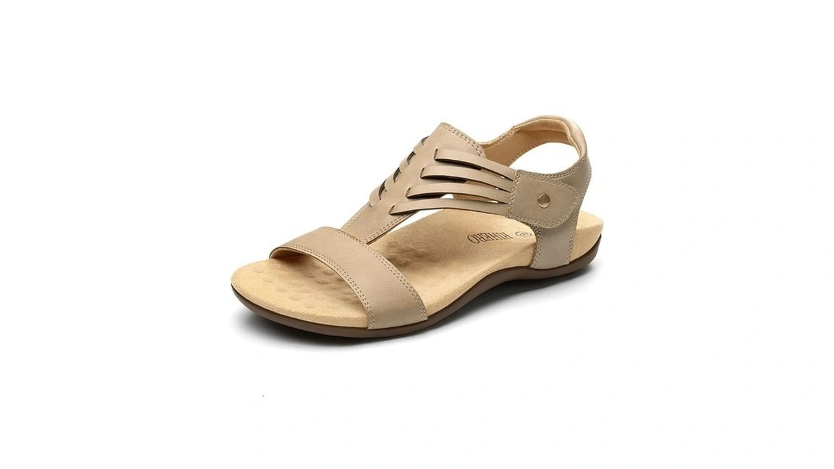 Rihero Women's Orthopedic Arch Support Sandals Orthotic Comfortable Casual Flat
