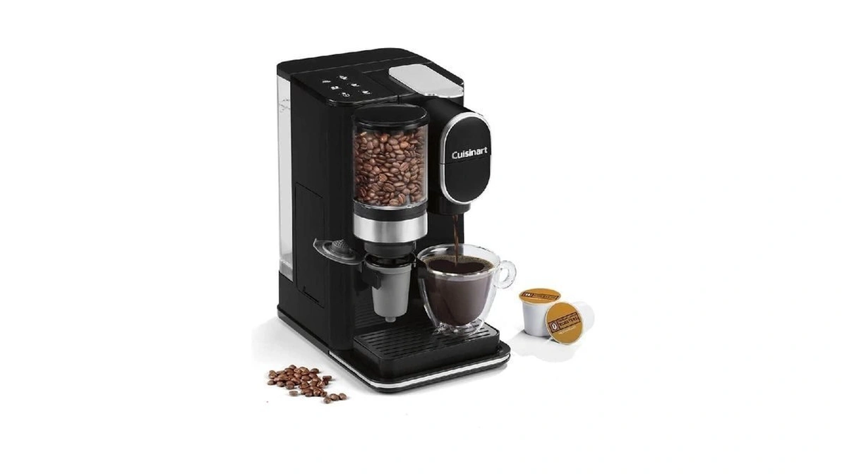 Cuisinart Single-serve Coffee Maker + Coffee Grinder With 8 Oz.,