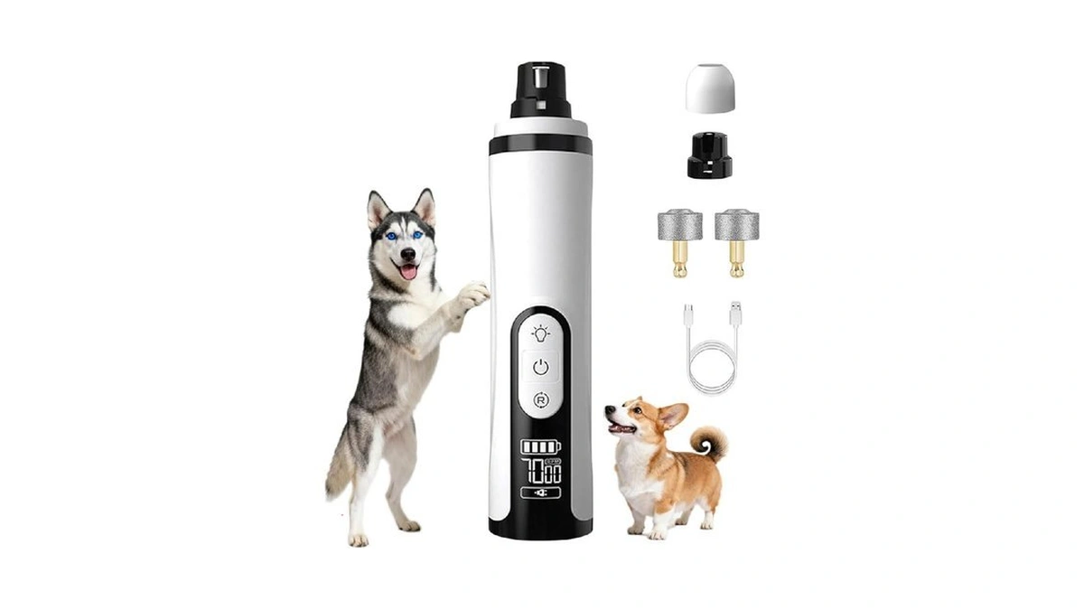Silent Pet Nail Grinder Pro, 2025 New Dog And Cat