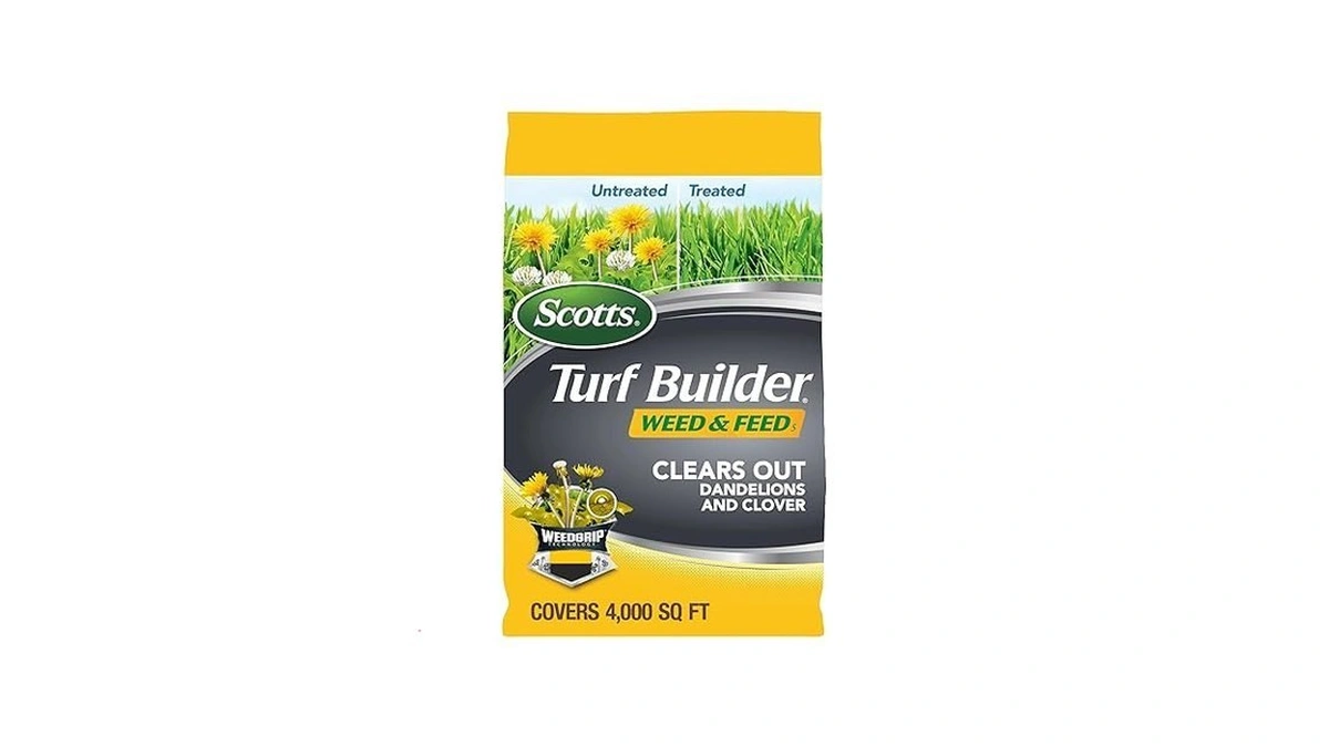 Scotts Turf Builder Weed And Feed5 - Weed Killer Plus