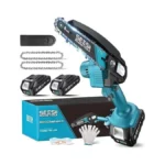 Seesii Mini Chainsaw, 6-inch Mini Chainsaw Cordless, Handheld Electric Power