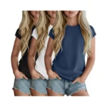 Lessonzoo 3 Pack Girls Shirts 5-14 Years Summer Tops Teens