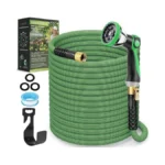 Palrory Non-expandable Garden Hose 100 Ft, Ultra Lightweight Flexible Water