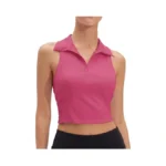 Stelle Women Sleeveless Golf Polo Shirt Upf50+ V Neck Collared