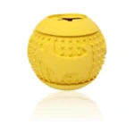 Deeow Rubber Dog Chew Toy Ball, Treat Dispenser For Pet