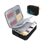 Qukbeto Fireproof Document Box,important Document Organizer With Lock,lockable Sentry Safe