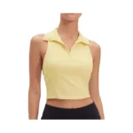Stelle Women Sleeveless Golf Polo Shirt Upf50+ V Neck Collared