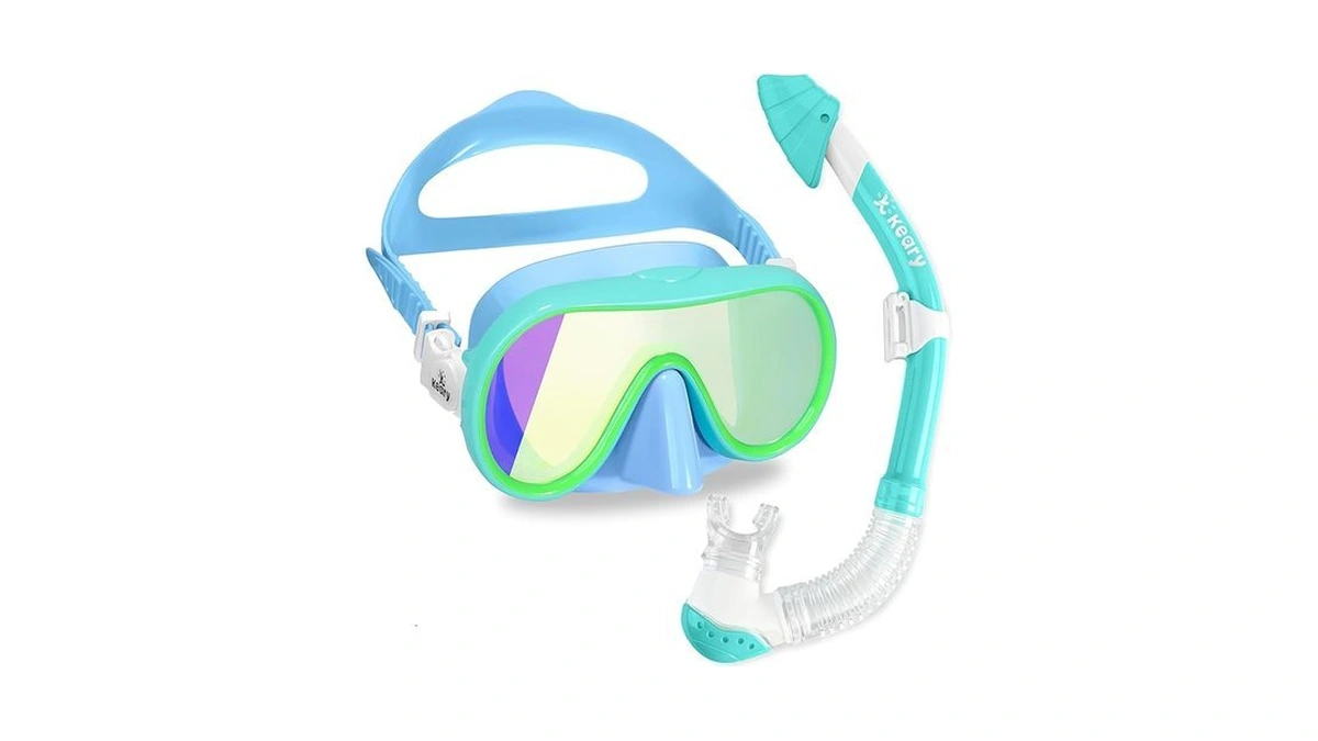 Keary Kids Snorkel Set 6-14 8-12 4-7 Kid Snorkeling Diving