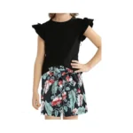 Woleroyir Girls Shorts Sets 2 Pieces Summer Outfits Ruffle Sleeve