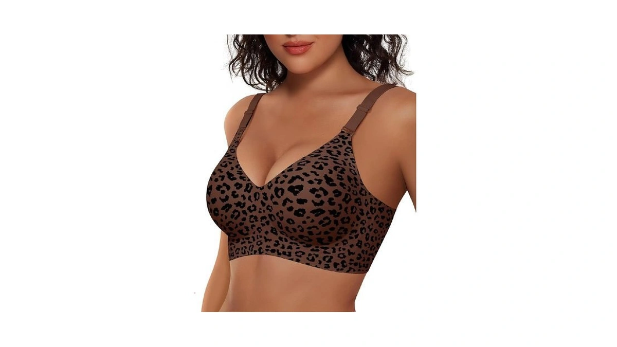 Vertvie Womens Wireless Jelly Bras No Underwire Push Up Seamless