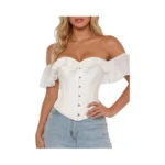 Scarlet Darkness Vintage Corset Tops For Women Renaissance Corset Boned