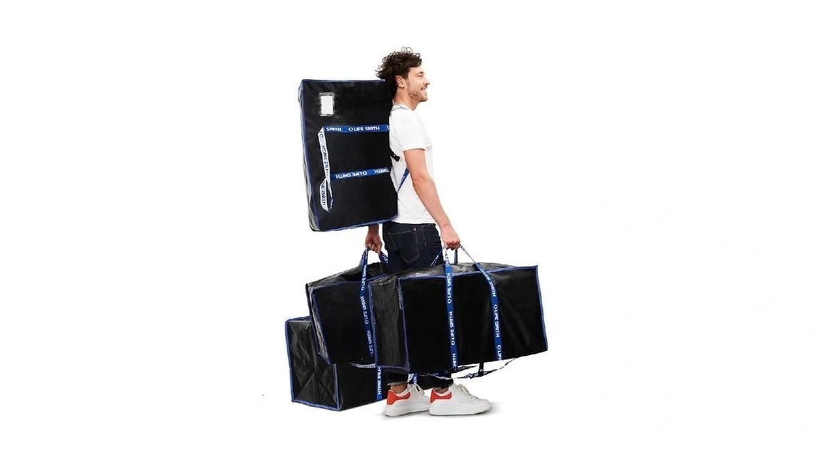 Clothing Storage Bags With Zipper - 4 Pack Of Heavy