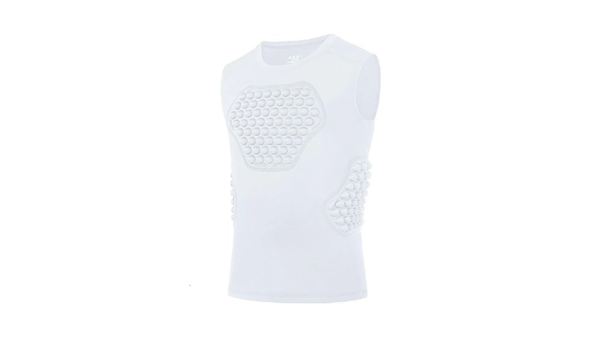 Roadbox Baseball Chest Protector Youth, Padded Compression Shirt Heart Guard