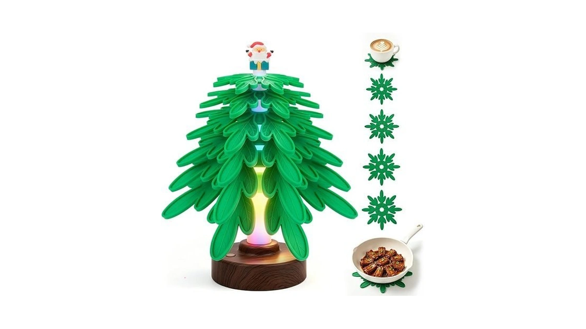 Silicone Tree Trivets For Hot Dishes Hot Pots And Pans,