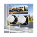2k No-drill Window Security Cameras, 2packs Magnetic Cameras For Home