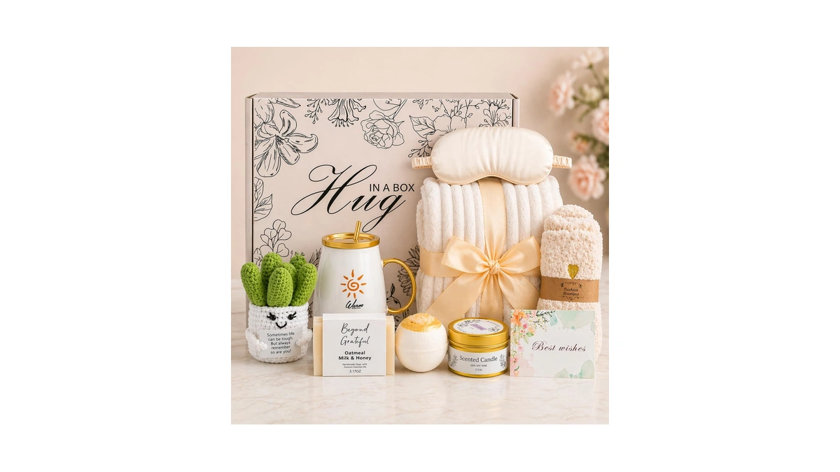 Self Care Basket Gift For Women: Get Well Soon After