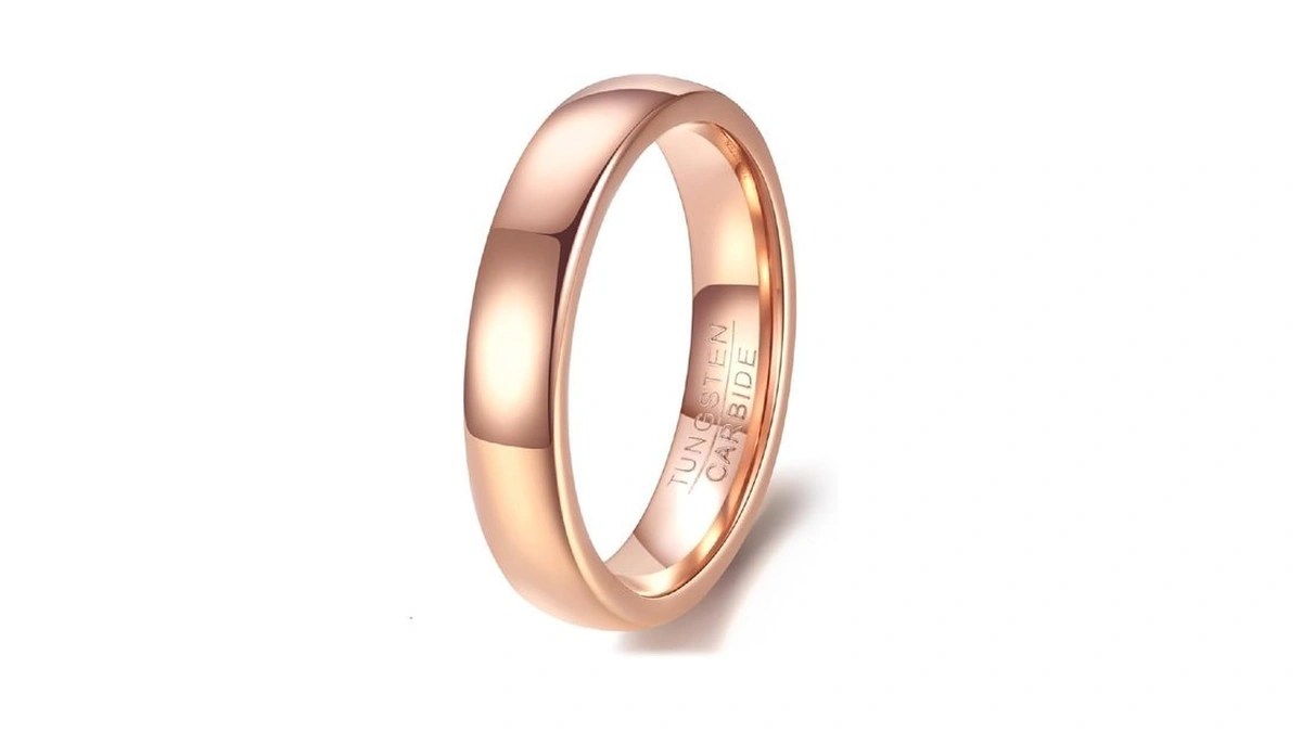 Hxnibatsar Classic 2mm 4mm 6mm Tungsten Carbide Wedding Band Ring