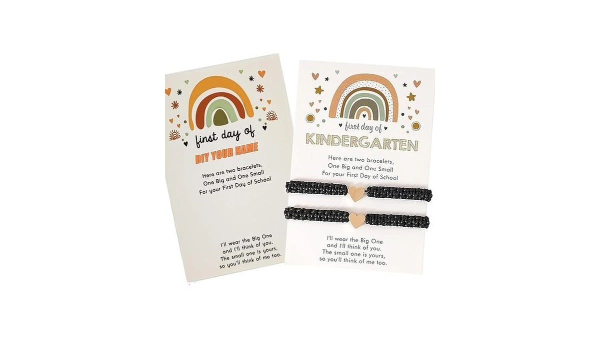 Ovificea First Day Of Kindergarten Bracelets For Mommy And Me
