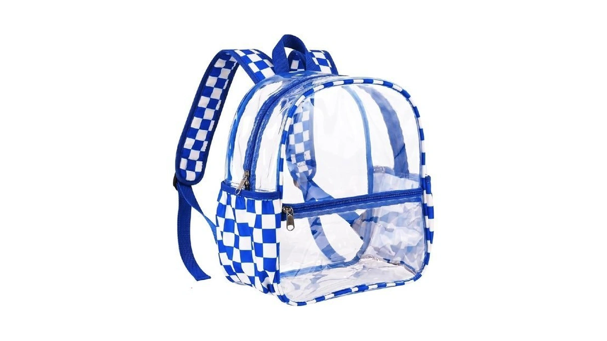 Fomaris Clear Backpack Stadium Approved 12x6x12 Clear Bag For Stadium