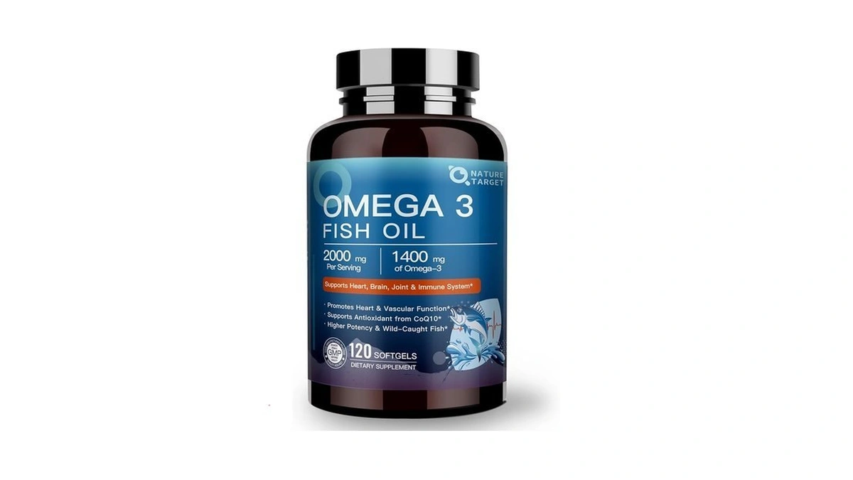 Nature Target Omega 3 Fish Oil, High-purity Fish Oil 2000mg,