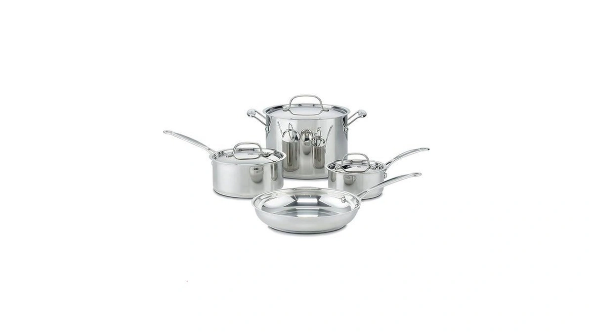 Cuisinart 7-piece Stainless Steel Pots And Pans Set, Cookware Set