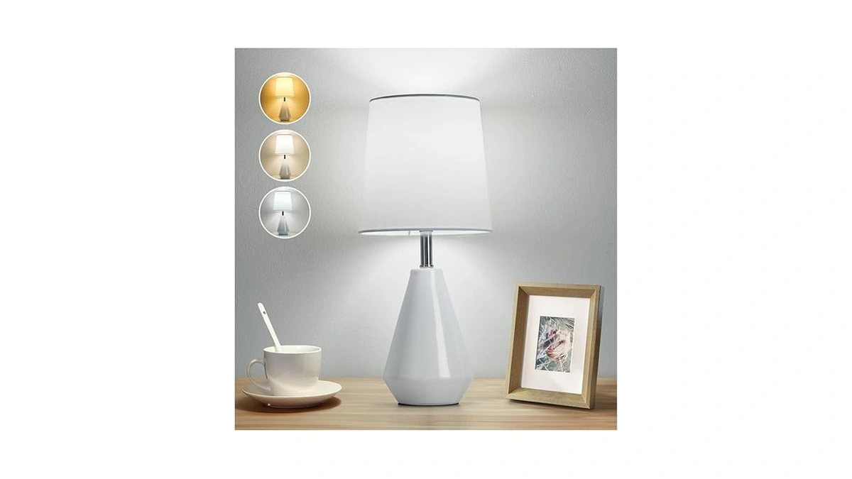 Bdayanx Small Bedside Table Lamp For Bedroom - Reading Desk