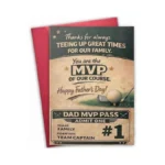 Okkbgo Father's Day Card For Golf Dad, Funny Mvp Golf-themed