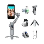 Professional Gimbal Stabilizer For Smartphone W/wireless Charging Oled Display Led