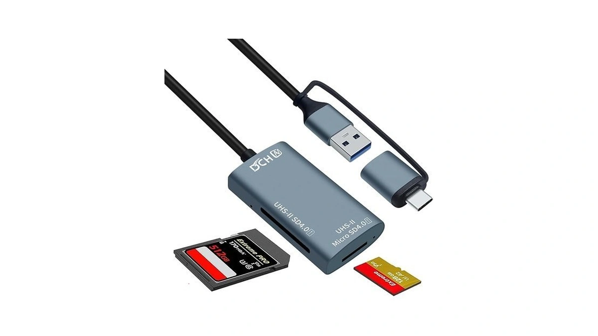 Dchav Uhs-ii Usb C To Sd Card Reader Usb 3.0