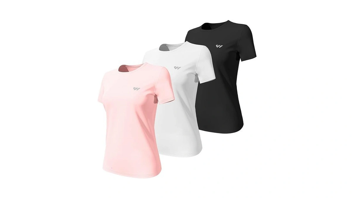 Wulbike Women Shirt Runing Quick Dry Athletic Gym Active T-shirt