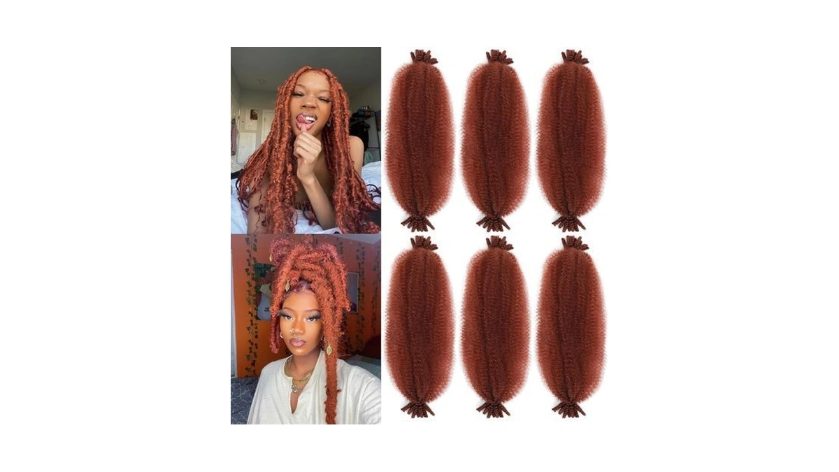 Spring Afro Twist Hair, 24 Inch Springy Marley Twist Braiding