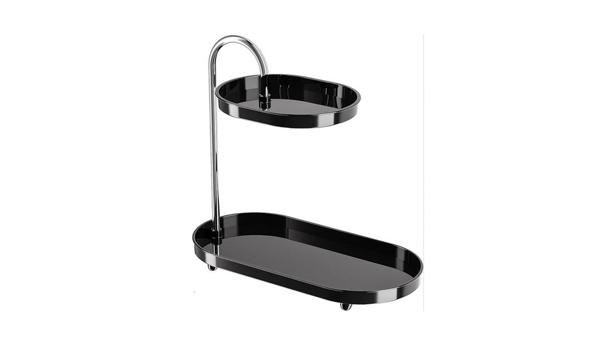 Bathroom Sink Vanity Trays, Skincare Storage Rack Small Countertop Perfume