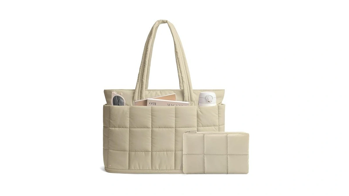 Oylola Tote Bag For Women Puffer Tote Bag Large Quilted