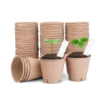 Argconner 40 Pack Peat Seedling Pots For Garden Seed Starting,