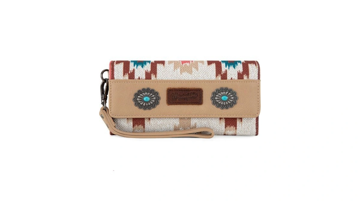 Montana West Wrangler Western Wallets For Women Aztec Wristlet Wallets