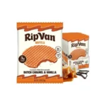 Rip Van Wafels Dutch Caramel & Vanilla Stroopwafels, Healthy Snacks,