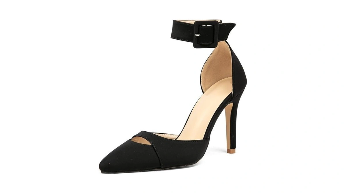 Gatuxus Women's Sexy Pointed Toe Pumps Stilettos High Heels Sandals