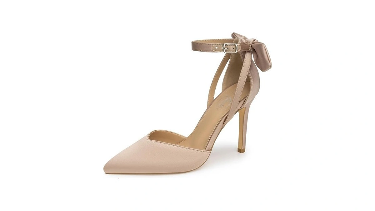 Trary Nude Heels For Women Closed Pointed Toe Heels Women's