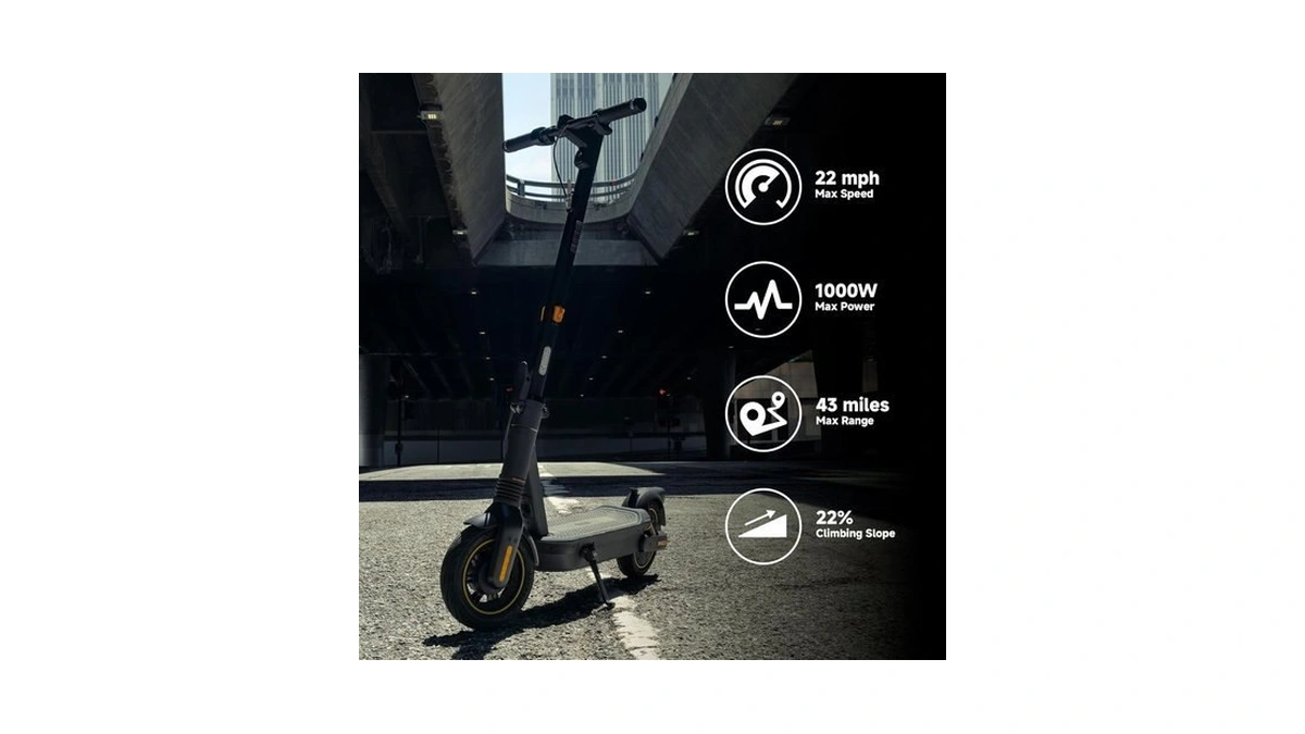 Segway Ninebot Max G2 Electric Kickscooter, Power By 1000w Motor,