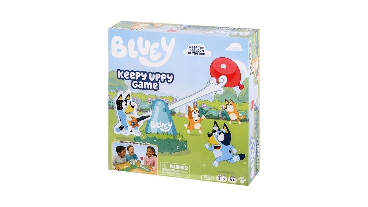 Bluey Keepy Uppy Game, Motorized Toddler Game With Bingo And